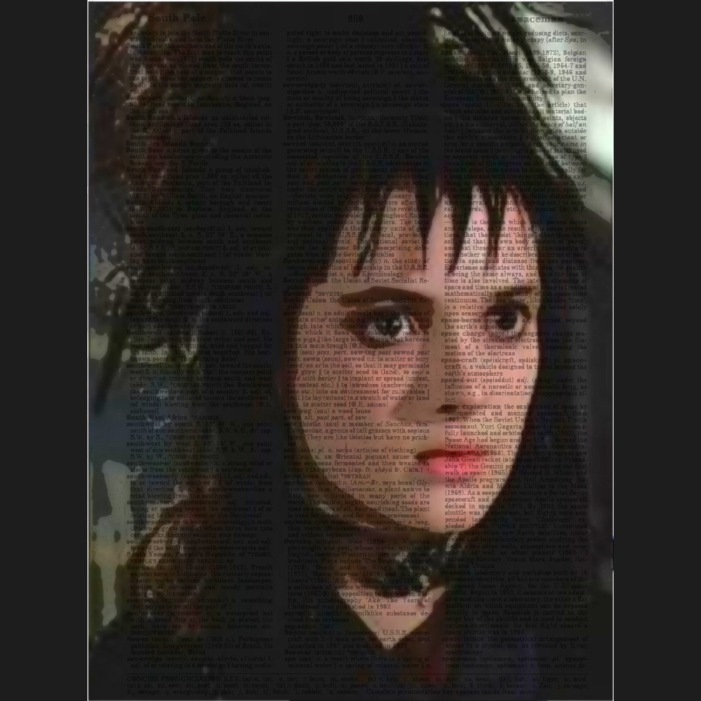 Beetlejuice Lydia Deetz Dictionary Art Print